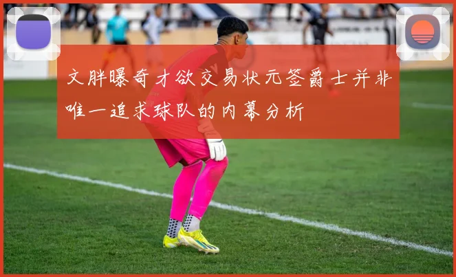 文胖曝奇才欲交易状元签爵士并非唯一追求球队的内幕分析